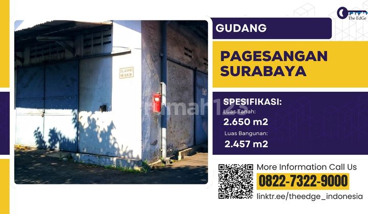 For Rent Warehouse Jambangan Pagesangan Surabaya The Edge