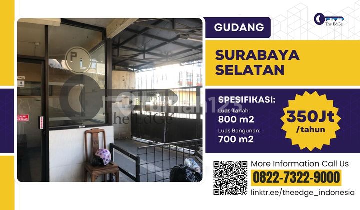 Warehouse & Office Rungkut Surabaya - East Facing, 13,300 Watt Electricity - The EdGe