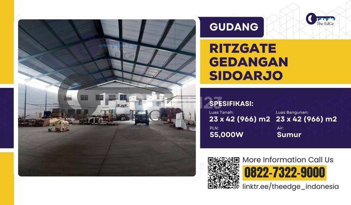 Gudang Ritzgate Gedangan Sidoarjo Akses 12 Km Dari Bandara Juanda 1