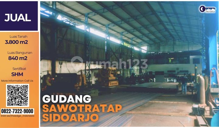 Gudang Strategis Dekat Tol Waru | Sawotratap | Harga Nego
