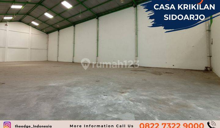 Jual Gudang Casa Krikilan Driyorejo 15 Menit Dari Gerbang Tol Krian 2