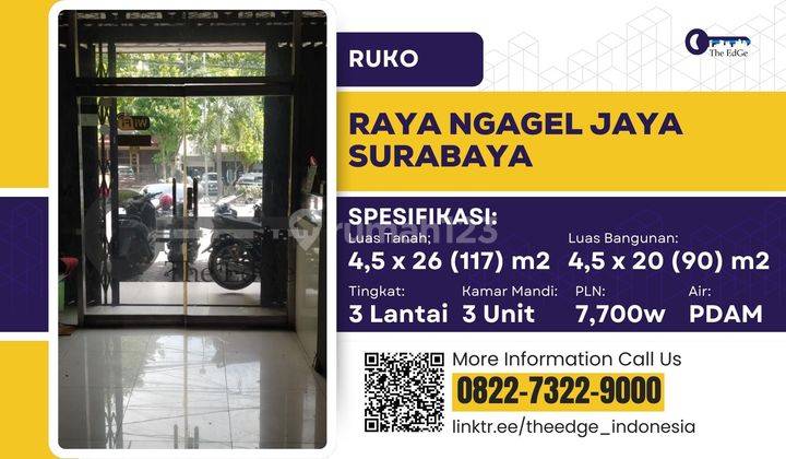 Jual Ruko Raya Ngagel Jaya Surabaya The Edge  2