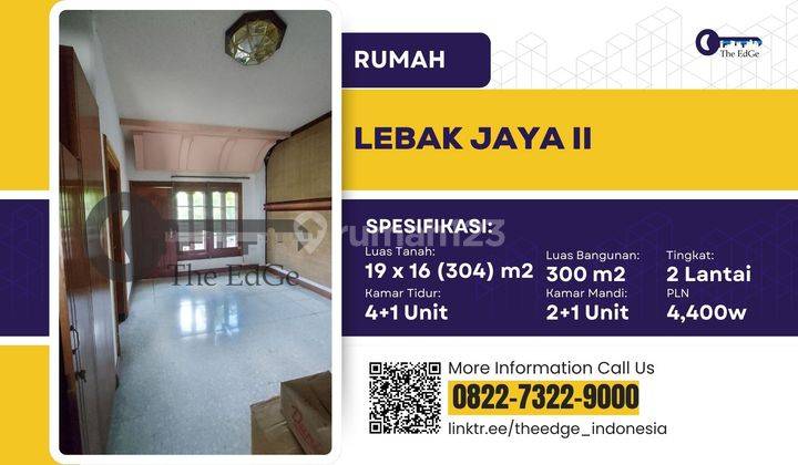 Jual Rumah 2 Lantai 5 Kamar Lebak Jaya Surabaya Timur The Edge 2