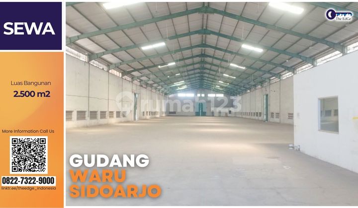 Warehouse for Rent in Waru, Sidoarjo, 5 Minutes to Waru Toll Gate Warehouse for Rent in Waru, Sidoarjo, 5 Minutes to Waru Toll Gate