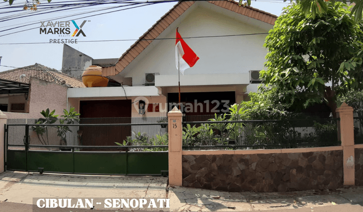 DIJUAL RUMAH LAMA MASIH LAYAK HUNI AREA SENOPATI JL. CIBULAN KEBAYORAN BARU  1