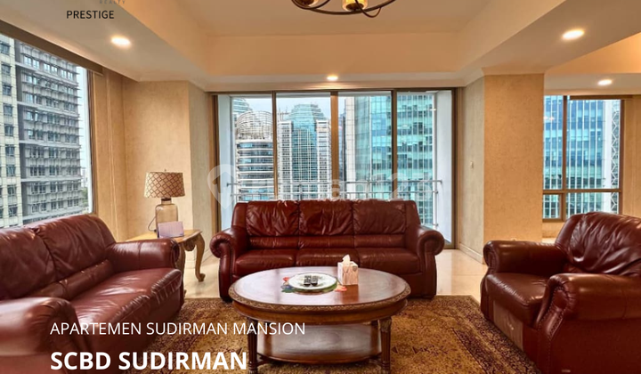 DIJUAL APARTEMEN SUDIRMAN MANSION SCBD SUDIRMAN 2 LANTAI. 3 UNIT JADI 1. RARE, CITY VIEW