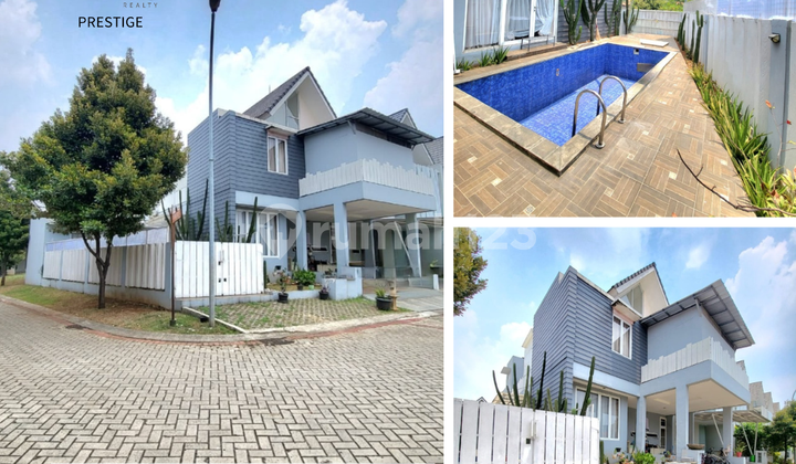 FOR SALE READY-TO-LIVE HOUSE DISCOVERY BINTARO PLOT SOUTH TANGERANG