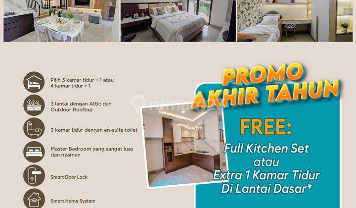 Rumah 3 Lantai Siap Huni di Bintaro 2