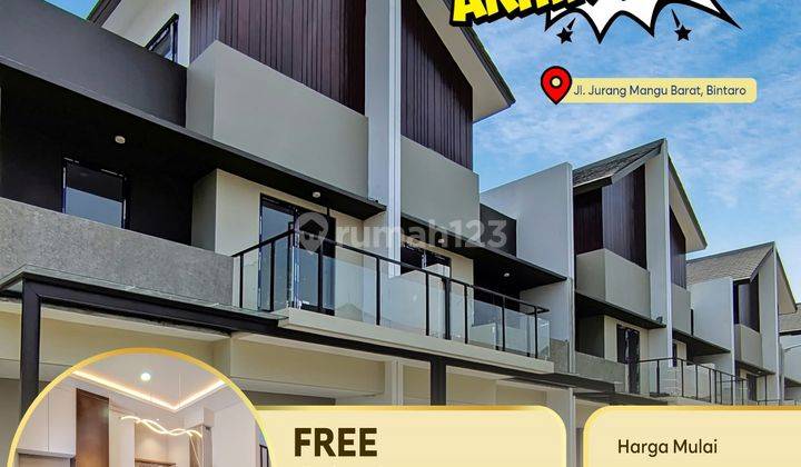 Rumah 3 Lantai Siap Huni di Bintaro 1