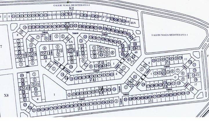 Kavling Pik 1 Luas 555 Meter Cluster Mediterania Resort Hadap Utara 1