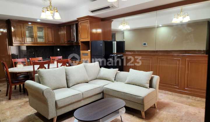 Disewakan  Mansion Jasmine Kemayoran  2 BR Furnish Lantai Tinggi 2