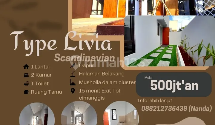 Rumah siap huni cibubur SHM Bebas banjir dan tidak dilalui sutet 1