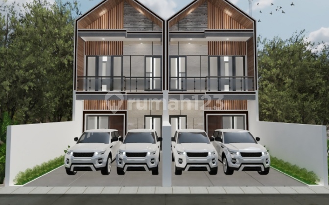 Town House Mewah Tanah Luas KPR DP 0% Free Biaya2 4