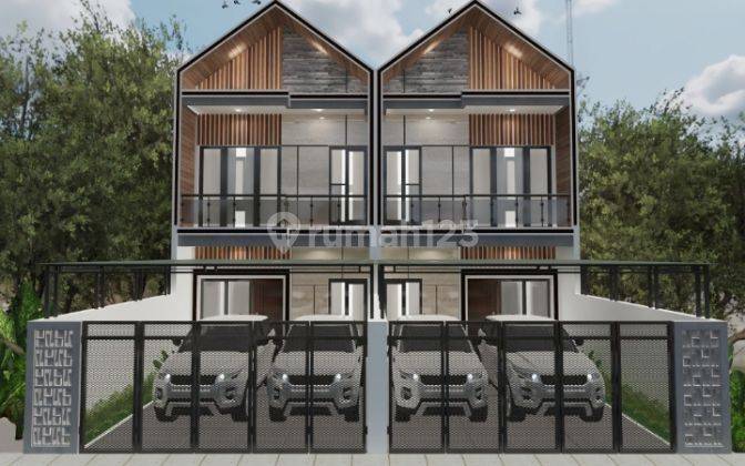 Rumah Town House Scandinavian Ready Stok KPR DP 0% Free Biaya2 5
