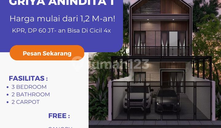 Rumah Town House Scandinavian Ready Stok KPR DP 0% Free Biaya2 10