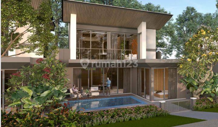 Luxury villa in golf resort Privat pool area modern design Bali 1