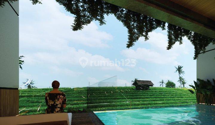 For Sale Brand New Villa Ready Furnished View Sawah Lokasi Canggu 20