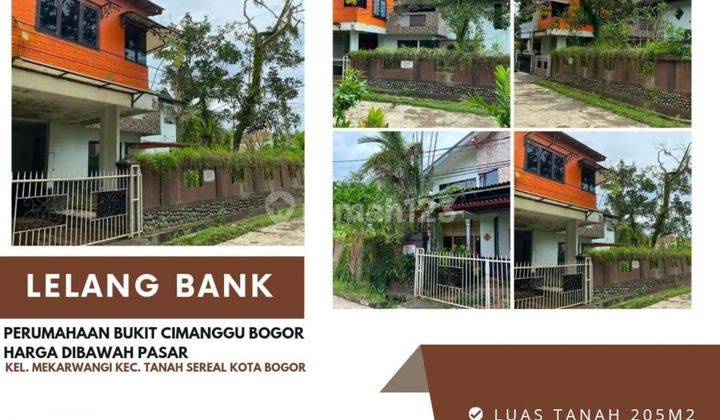 TERMURRAH. Dijual via Lelang Bank Rumah di Bukit Cimanggu Kota  Bogor  1