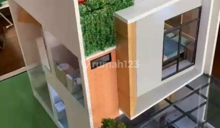 Rumah 2 lantai minimalis modern di Bintaro dekat stasiun kereta 1