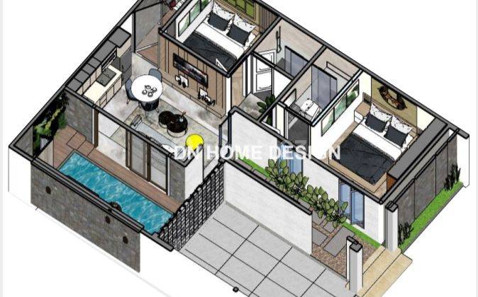 1 Unit Saja Rumah Villa Fullfurnish Kolam Renang Di Kota Malang 2