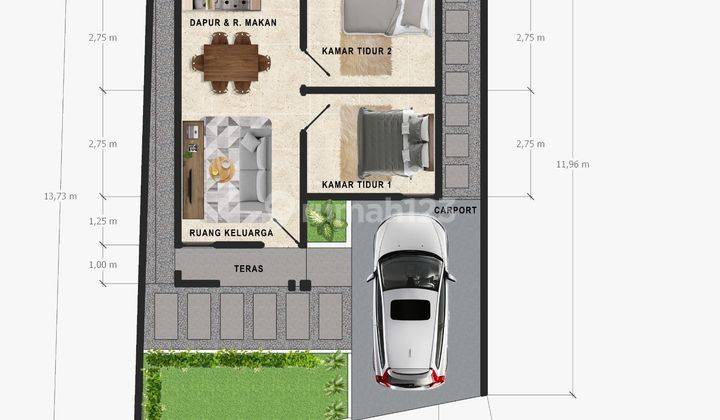 RUMAH MURAH SIAP BANGUN 2 UNIT DI SECANG MAGELANG 2