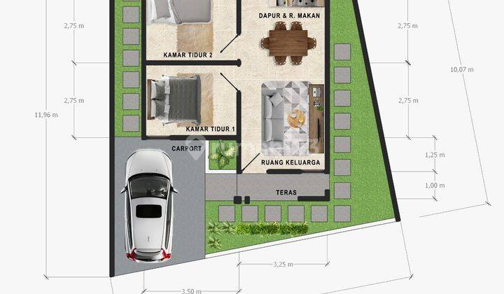 2 Unit Rumah Murah Di Magelang Jarak 2 Km Terminal Secang 2