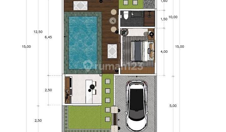 Villa Private Pool 1,6M Di Jimabaran Bali, Surga Dunia 2