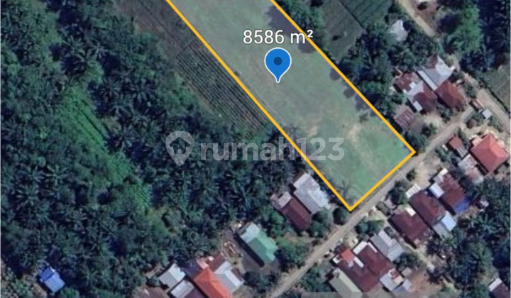 Tanah luas 8586 m² lokasi langkat dekat kwala begumit 1
