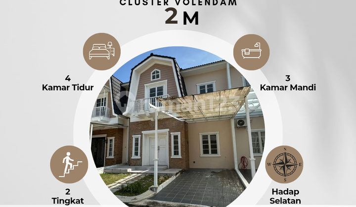 Rumah Siap Huni Dalam Komplek Merci Cluster Volendam