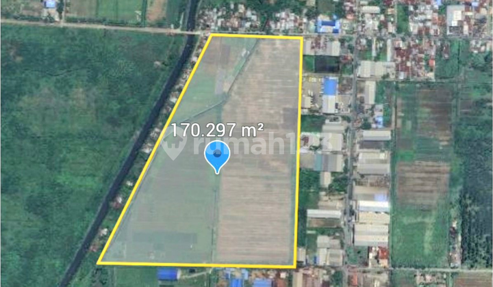 Tanah Luas 17 Hektar Di Jalan Sampali Deli Serdang