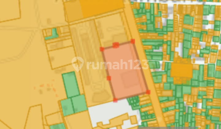 Tanah bonus gudang luas 18.580 lokasi pinggir jalan asam kumbang 1
