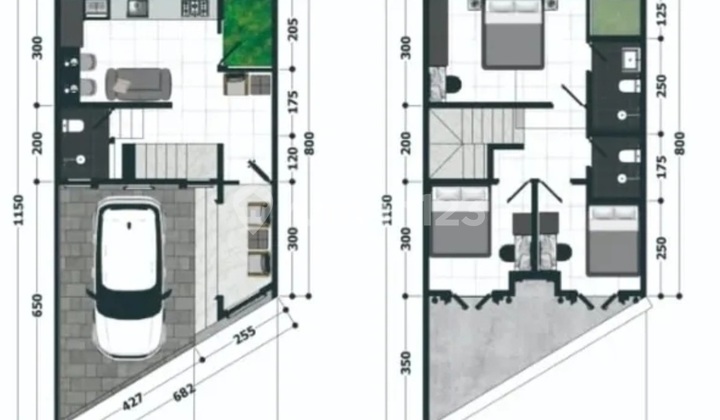 Rumah Baru Modern Dekat Raya Jemursari, Lokasi Strategis 2