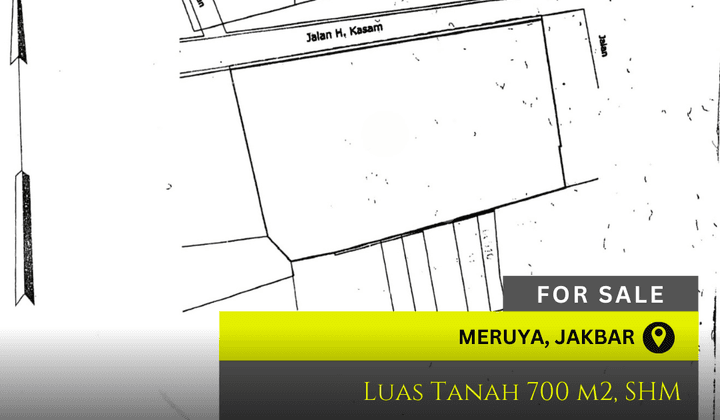 Dijual Tanah Kavling di Meruya, Jakarta Barat 1