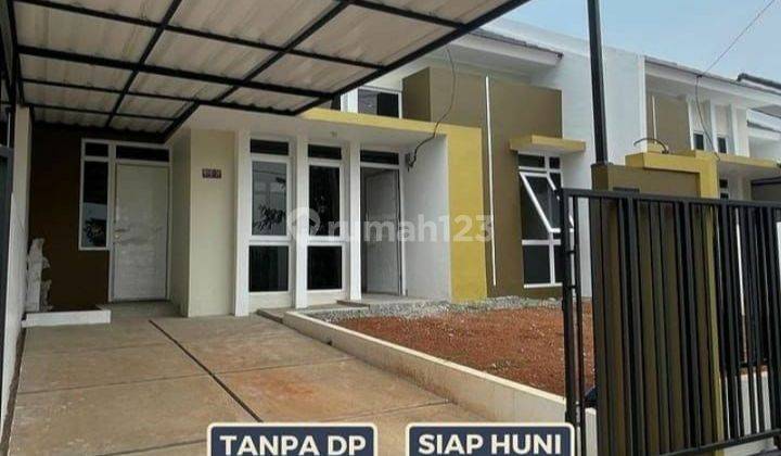 Rumah baru tiga kamar tidur harga kontrak jadi milik sendiri, hanya 5 menit dari taman wisata Mekar Sari 1