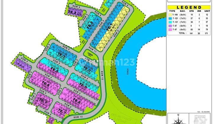 Kavling tanah di cluster baru dekat penabur 1