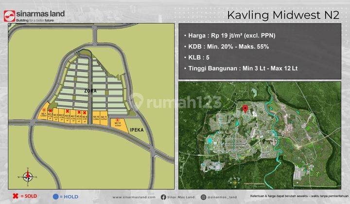 Kavling di BSD city cocok untuk perkantoran 1