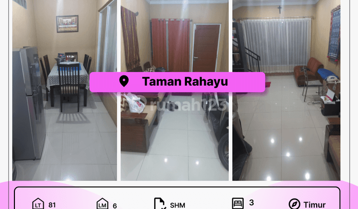 Dijual Rumah di Taman Rahayu Semi Minimalis 1