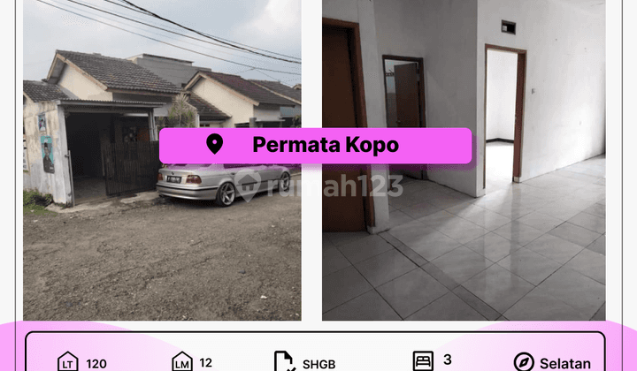 Rumah Bagus HGB di Permata Kopo, Bandung 1