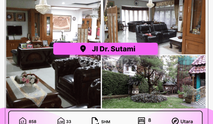 Rumah 3 Lantai Bagus SHM di Jl Dr Sutami, Bandung 2