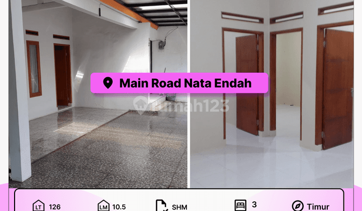 Dijua Rumah di Mainroad Nataendah 1 2