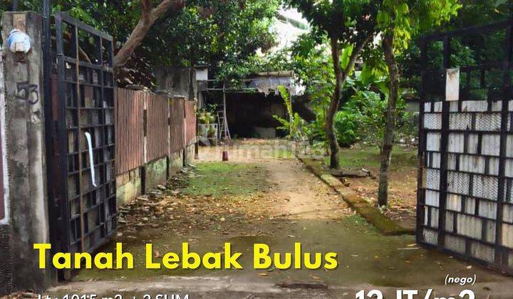 Dijual Tanah Dibelakang Stasiun Mrt Lebak Bulus 1