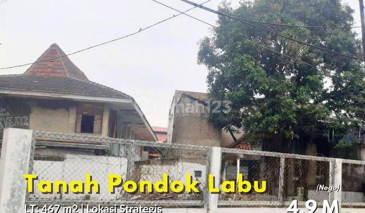 Dijual Tanah Kosong lokasi strategis  Jl pinang 1 Pondok labu Jakarta Selatan 1