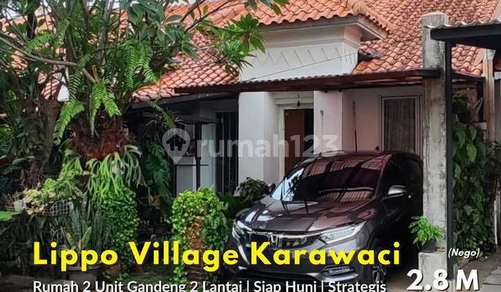 Rarely Available 2 Units of Attached Houses in Lippo Village Karawaci 2