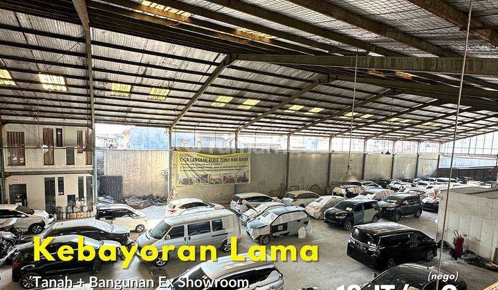 Dijual Tanah Bangunan Ex Showroom Kebayoran Lama 1