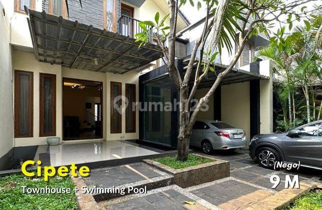 For Sale Rumah Asri Dalam Townhouse Cipete Jaksel 1