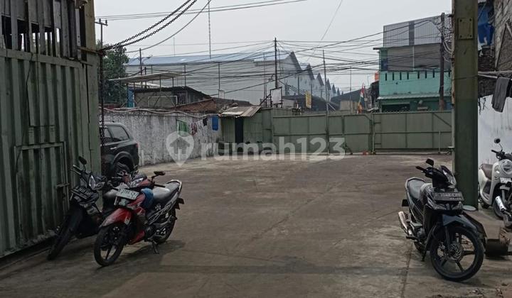 Gudang Kapuk Kamal 4110m2 Akses Container 40ft Jalan Raya