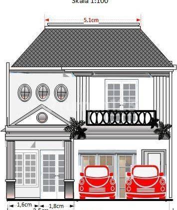 Rumah bangunan baru  di Komplek Megapolitan Cinere
Jakarta Selatan 1