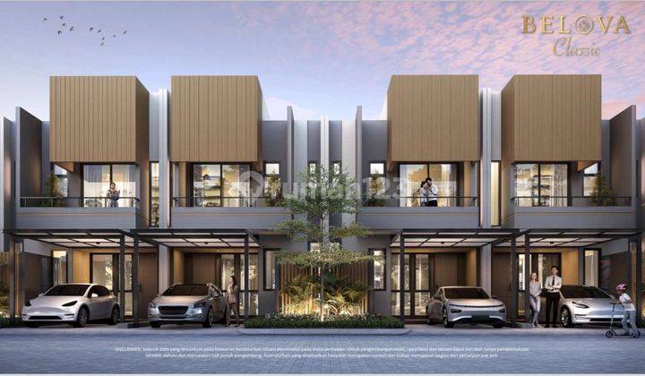 Rumah Di Bsd Minimalis Modern Adora Terravia Belova Classic 1