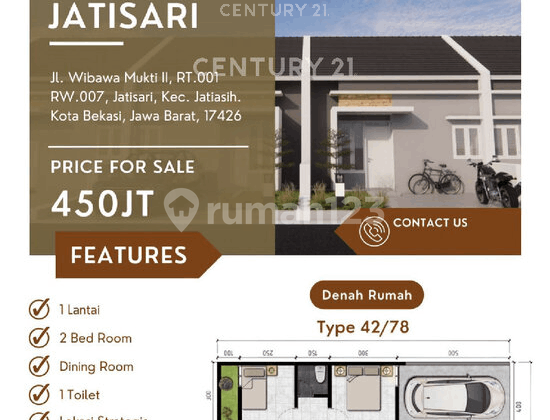  Rumah Baru Lokasi Strategis Di Jatisari Jatiasih S9065 1