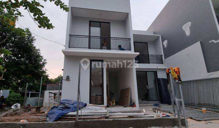 Rumah Dijual Di Villa Melati Mas 2 Lantai Baru Minimalis Modern 1